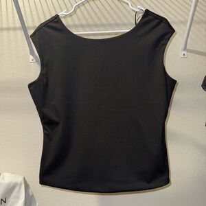 Black Sleeveless Top
